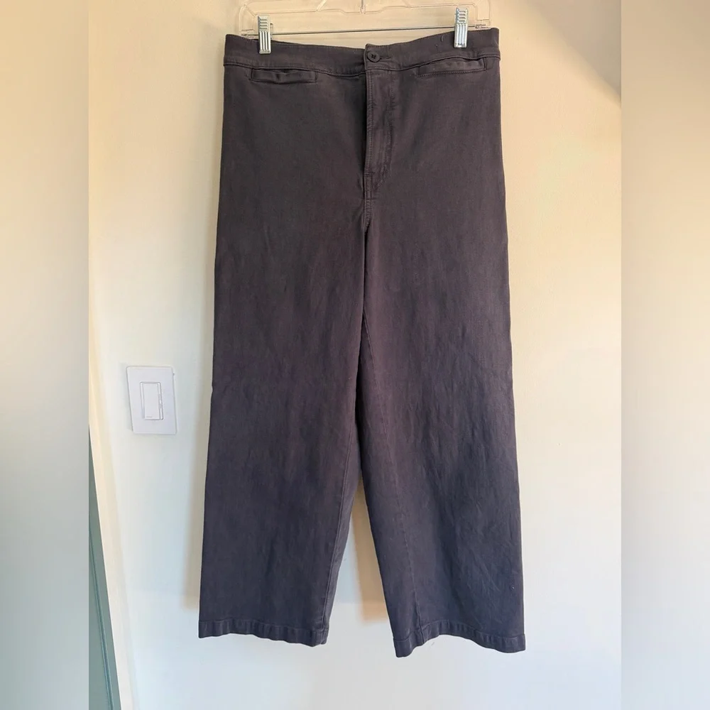 Madewell Emmett Wide Leg Crop Pant - Picture 5 of 9
